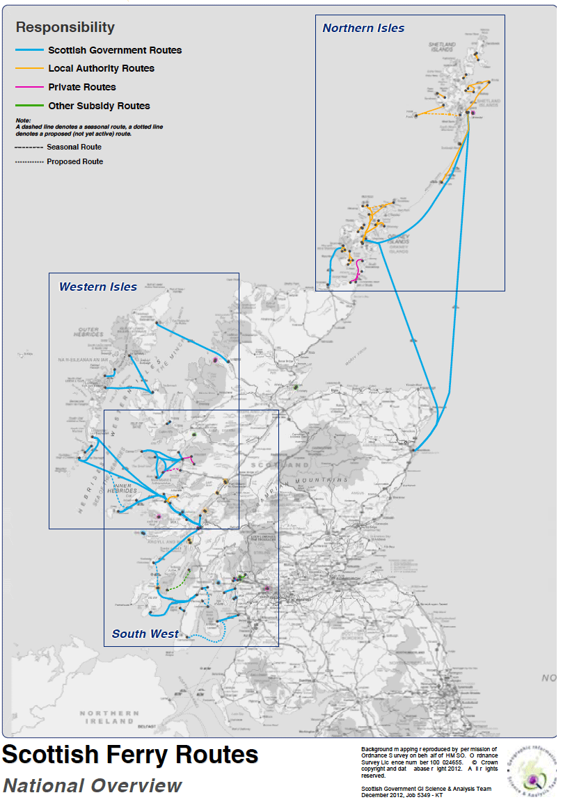 Figure 9.2: Maps showing all routes Figure 9.2: Maps showing all routes