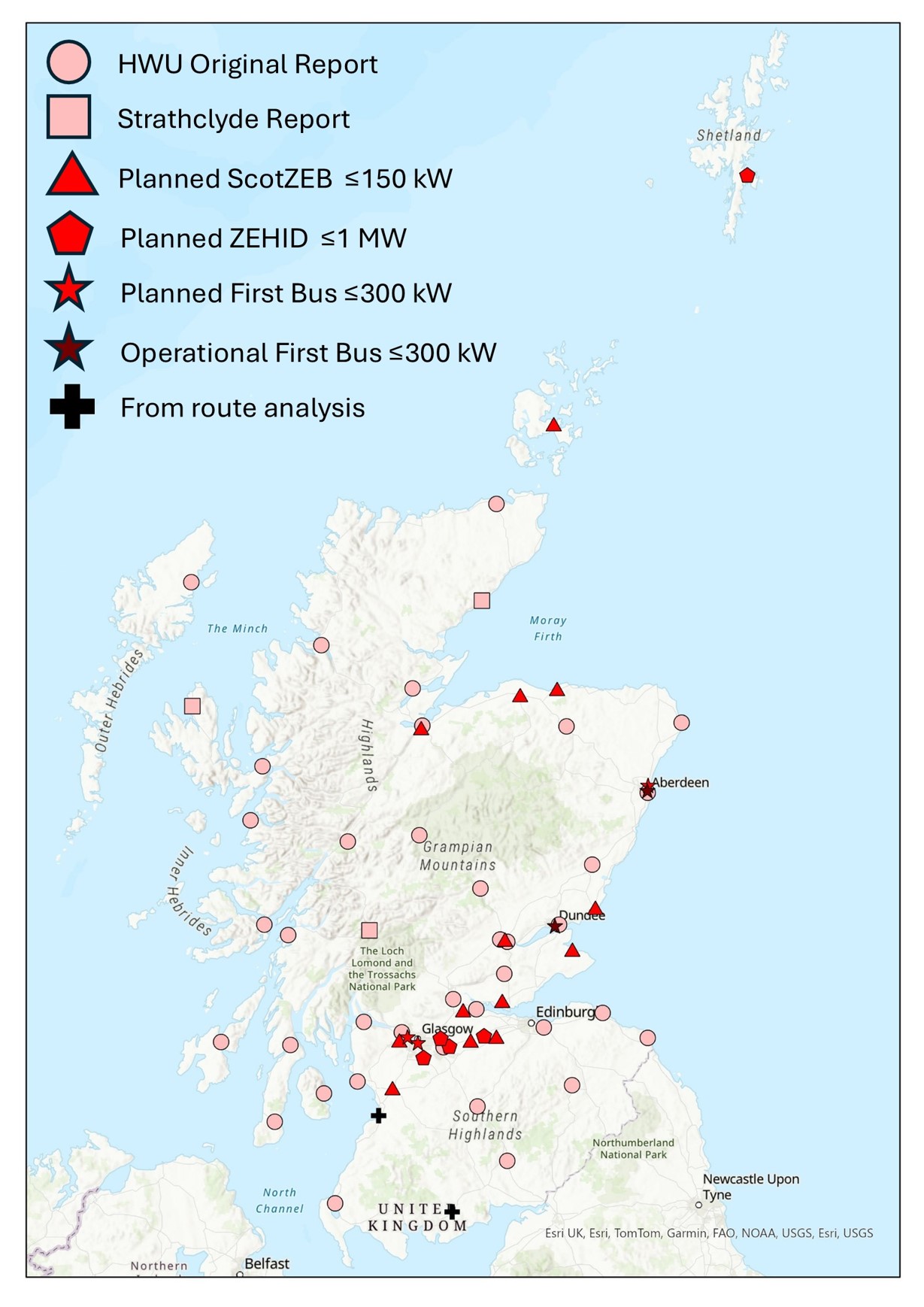 Figure 9: Enhanced BEV charger network map, as described in the text above
